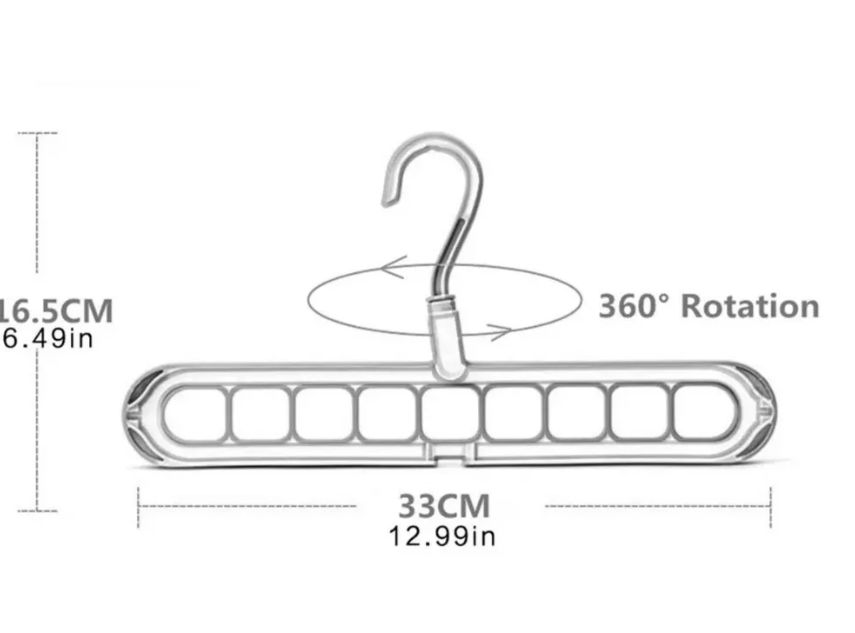 Pack 5 und Gancho 9 en 1 colgador ropa